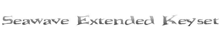 Seawave Extended Keyset font preview