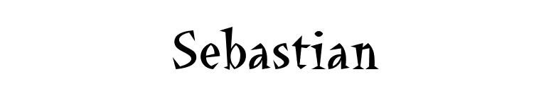 Sebastian font preview