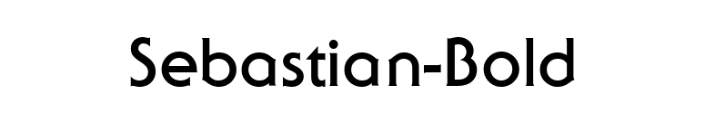 Sebastian-Bold font preview