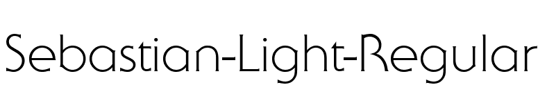 Sebastian-Light-Regular font preview