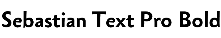 Sebastian Text Pro Bold font preview