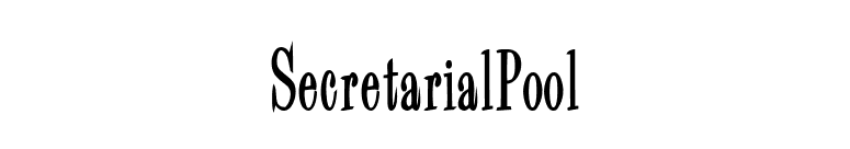 SecretarialPool font preview