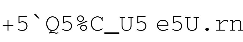 SecretCode Medium font preview