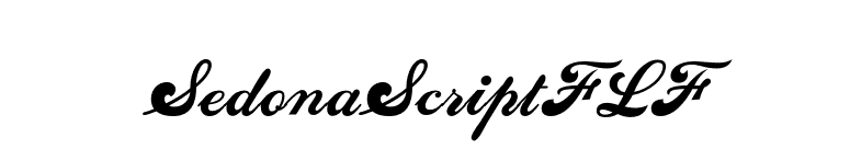 SedonaScriptFLF font preview