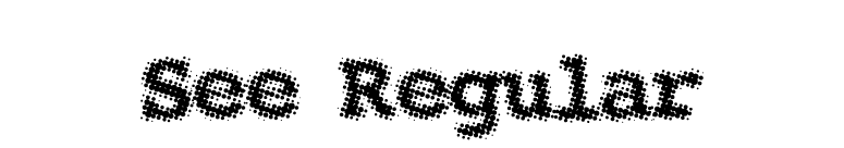 See Regular font preview