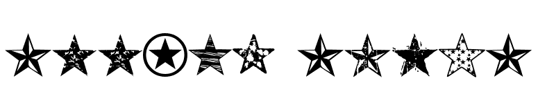 Seeing Stars font preview
