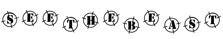 SeeTheBeast font preview