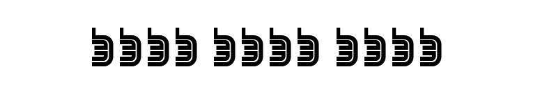 SEGA LOGO FONT font preview