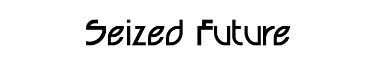 Seized Future font preview