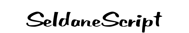 SeldaneScript font preview