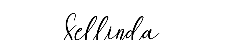 Sellinda font preview