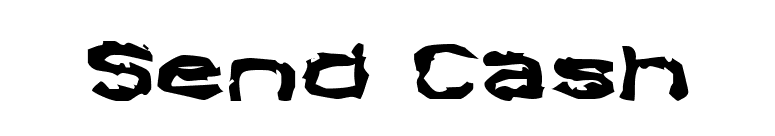 Send Cash font preview