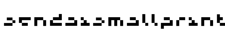 SendaiSmallprint font preview
