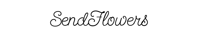 SendFlowers font preview