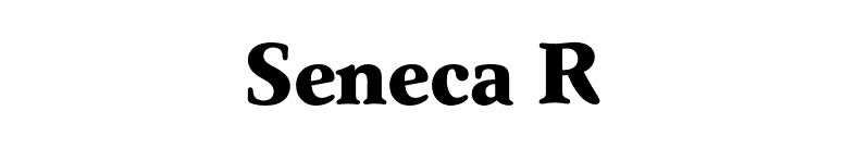 Seneca R font preview
