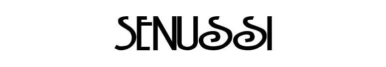 Senussi font preview