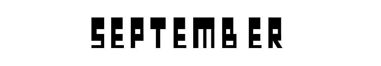 september font preview