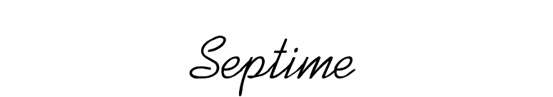 Septime font preview