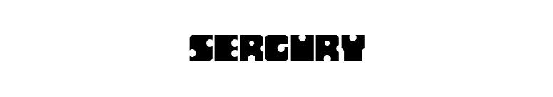 Sergury font preview