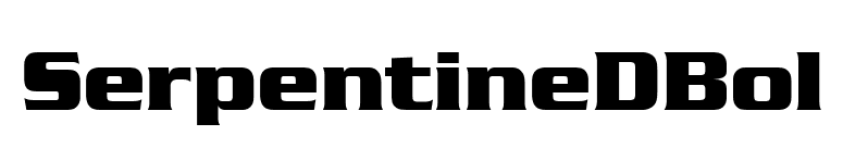 SerpentineDBol font preview