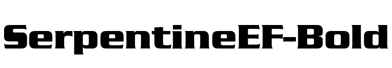 SerpentineEF-Bold font preview