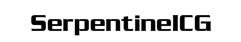 SerpentineICG font preview