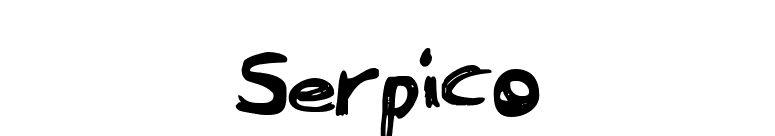 Serpico font preview