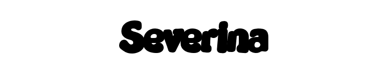 Severina font preview
