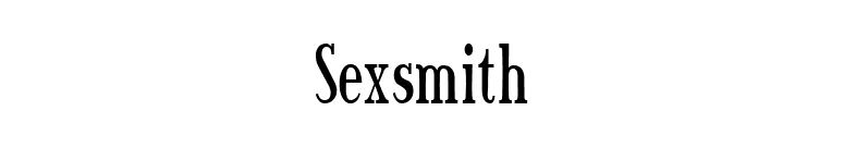 Sexsmith font preview