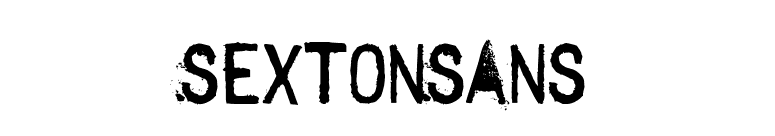 SextonSans font preview