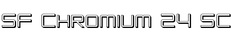 SF Chromium 24 SC font preview