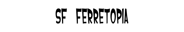 SF Ferretopia font preview