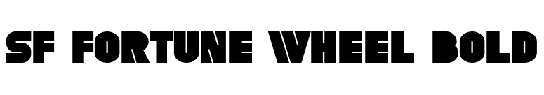 SF Fortune Wheel Bold font preview