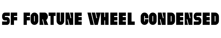 SF Fortune Wheel Condensed font preview