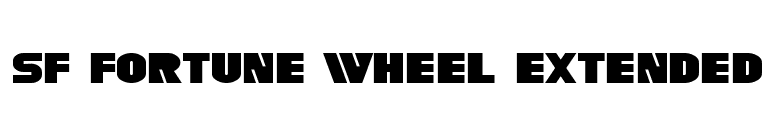SF Fortune Wheel Extended font preview