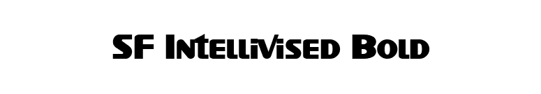 SF Intellivised Bold font preview
