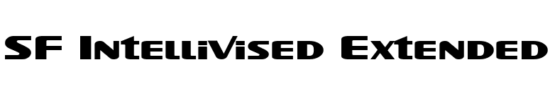 SF Intellivised Extended font preview