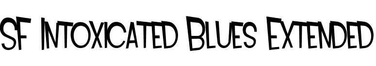 SF Intoxicated Blues Extended font preview
