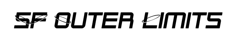 SF Outer Limits font preview