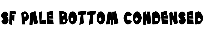 SF Pale Bottom Condensed font preview