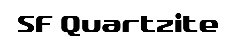 SF Quartzite font preview
