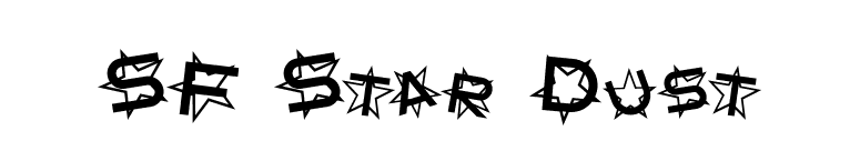 SF Star Dust font preview