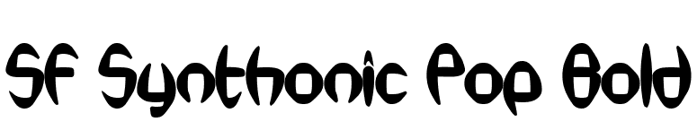 SF Synthonic Pop Bold font preview