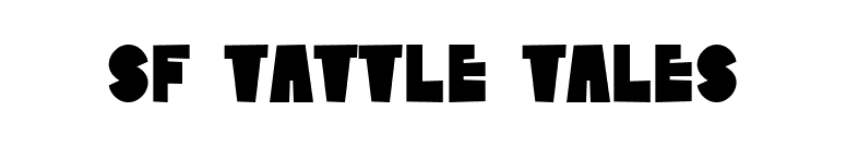 SF Tattle Tales font preview