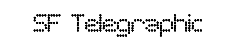 SF Telegraphic font preview