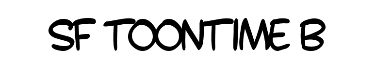 SF Toontime B font preview