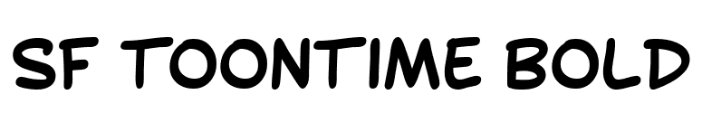 SF Toontime Bold font preview