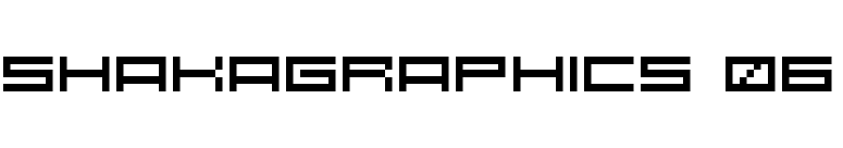 SHAKAGRAPHICS 06 font preview