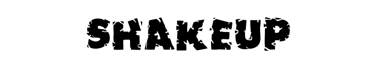 ShakeUp font preview