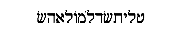 ShalomOldStyle font preview